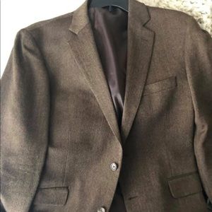 Brown houndstooth blazer